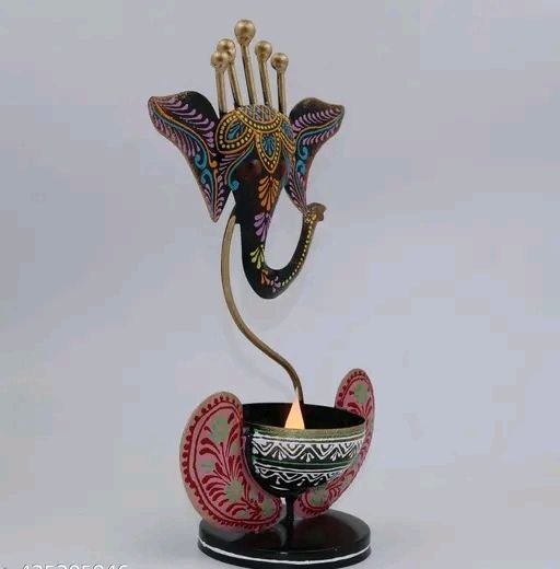 Lord Ganesha Candle Holder - Image 3