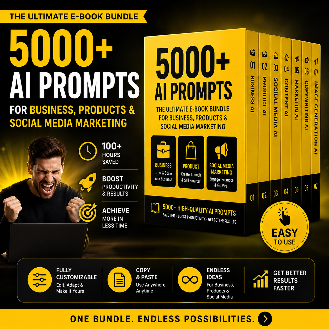 5000+ AI Prompt Pack preview